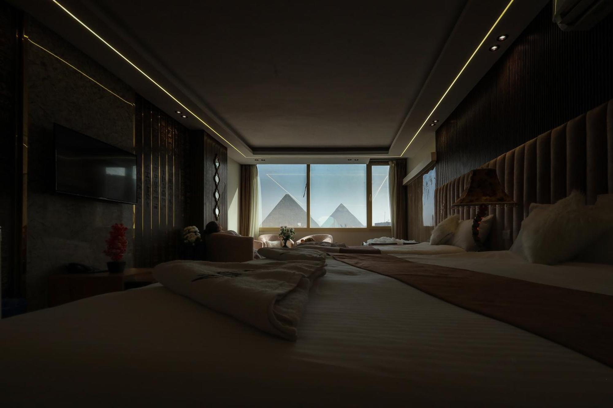 The Muse Pyramids Inn Kafret el-Gabal المظهر الخارجي الصورة