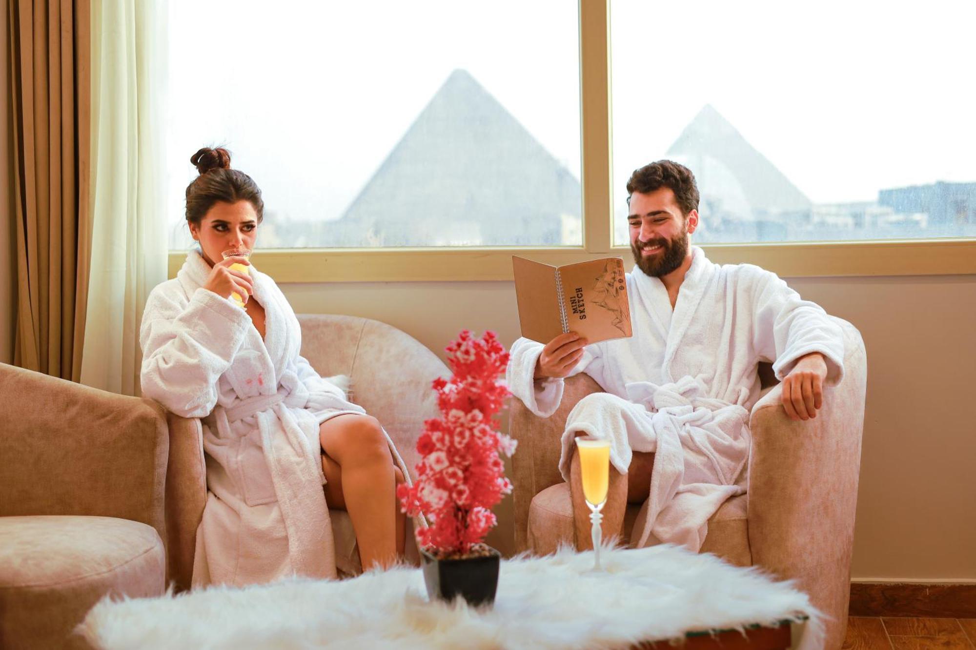 The Muse Pyramids Inn Kafret el-Gabal المظهر الخارجي الصورة